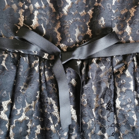 Robert Rodriguez Black Lace Strapless Dress 6 - Picture 3 of 11